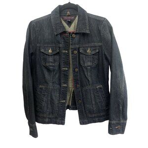 TOMMY HILFIGER Women’s Dark Denim Jean Jacket Size Small